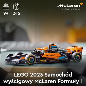 LEGO SPEED CHAMPIONS 76919 ГОНОЧНЫЙ АВТОМОБИЛЬ MCLAREN FORMULA 1 + СУМКА