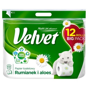 Papier toaletowy zapachowy Velvet 12 szt.