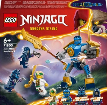 LEGO Ninjago 71805 Zestaw bitewny z mechem Jaya+ torba prezentowa Lego r. S