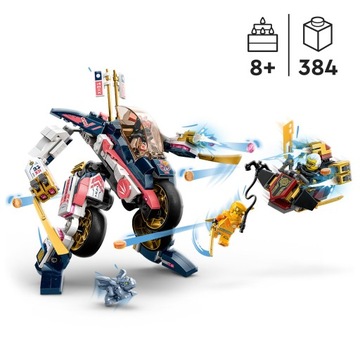LEGO NINJAGO 71792 Механ Соры трансформируется в гоночный велосипед