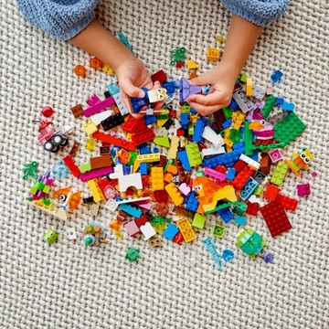 LEGO CLASSIC 11013 Креативные прозрачные кубики