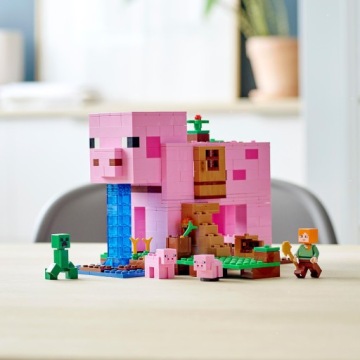 LEGO MINECRAFT 21170 СВИНЬЯ ДОМ ФИГУРКА СВИНЬЯ АЛЕКС СВИНОФЕРМА
