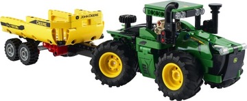 LEGO Technic 42136 Трактор John Deere 9620R Полноприводной трактор с прицепом 8+