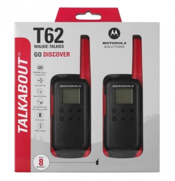 Рации Motorola Talkabout T62 красного цвета