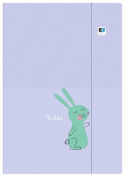 ДЕТСКАЯ ФАЙЛКА INTERDRUK A4 HYBRID B&B С ЛАСТИКОМ, ПАСТОЙ, СМЕШЕНИЕМ ЦВЕТОВ