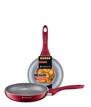 Красный Сковорода AMBITION Jasper 20см 20153
