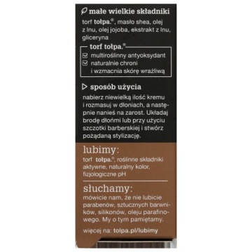 Tołpa Dermo Men парикмахерский крем для бороды 60мл