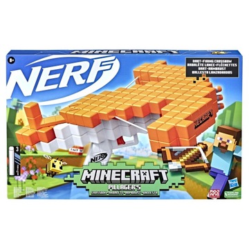 NERF MINECRAFT LAUNCHER АРБАЛЕТ АРБАЛЕТ ГРАБИТЕЛЯ +3 СТРЕЛЫ HASBRO