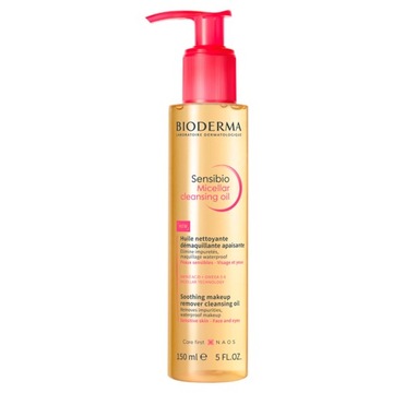 Bioderma Sensibio Oczyszczający olejek micelarny do demakijażu 150 ml