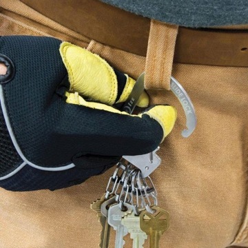 Стальной брелок для ключей Nite Ize SlideLock KCK-11-R3