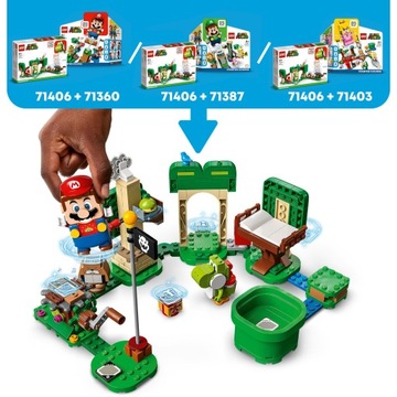LEGO SUPER MARIO Подарочный домик Йоши 71406