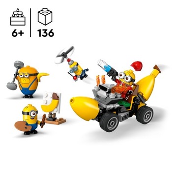 LEGO Bricks Minions 75580 Миньоны и банановая тележка