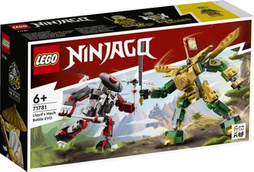 LEGO Ninjago 71781 Starcie Lloyda z Mechem EVO
