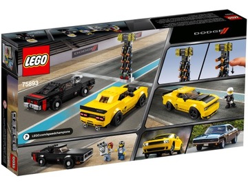 LEGO SPEED CHAMPIONS 75893 DODGE CHALLENGER I DODGE CHARGER