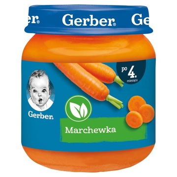 Nestlé Gerber Marchewka po 4 miesiącu 125 g