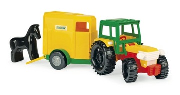 WADER 35001 Color Cars - Traktor z Przyczepą na Konia