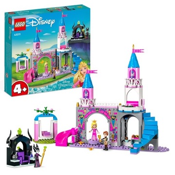 LEGO Disney Princess 43211 Zamek Aurory + Piórnik szkolny