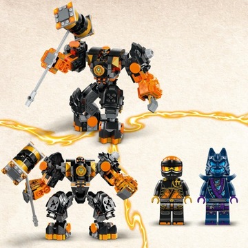 LEGO Ninjago Робот элементаля земли Коула 71806 + СУМКА И КАТАЛОГ Кирпичиков LEGO