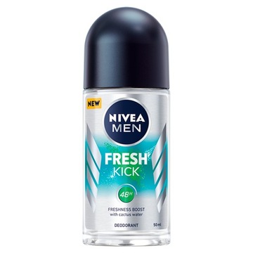 NIVEA MEN FRESH KICK МУЖСКОЙ РОЛИК-АНТИПЕРСПИРАНТ НА ​​50 МЛ
