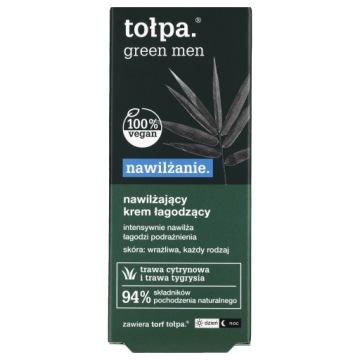 Tołpa Green Men увлажняющий успокаивающий крем для мужчин 50 мл