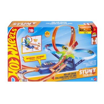 HOT WHEELS Трюковий TRUCKS Повітряна аварія + машинка, набір для дітей +5