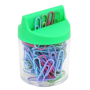 Скрепки MemoBe 28мм круглые, разноцветные (100)