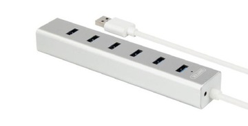 Концентратор Unitek Y-3090 7x USB 3.0 с блоком питания fv