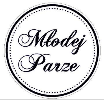 MDK S013 Stempel gumowy Młodej Parze -50mm