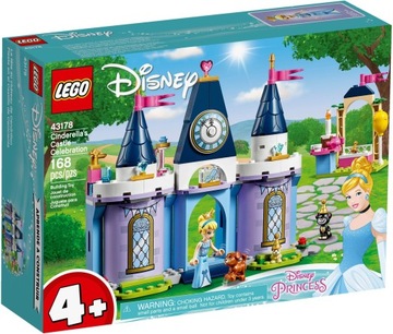 LEGO DISNEY 43178 ZAMEK KOPCIUSZKA KOPCIUSZEK BAL