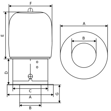 COLT fi125 вращающийся колпак дымохода с воротником