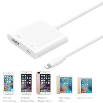 АДАПТЕР LIGHTNING АДАПТЕР HDMI AV iPad iPhone