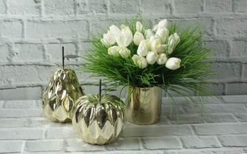 Золотая гламурная керамическая ваза H26 DEcodomi