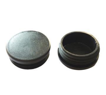 38mm ZAŚLEPKA DO PROFILA OKRĄGŁA KOREK CZARNA K5