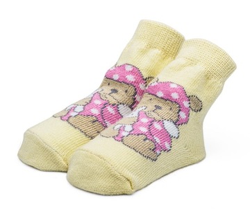Bawełniane skarpetki niemowlęce 6-12 m.