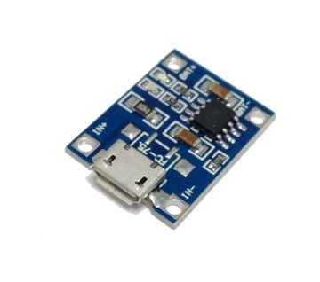 Ładowarka microUSB 1000mA Li-pol 1S (3,7V) TP4056