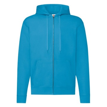 Bluza rozpinana męska FRUIT CLASSIC, azurowy XXL