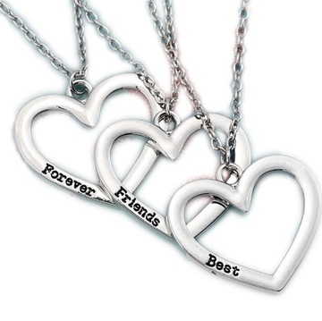 ОЖЕРЕЛЬЕ «ЛУЧШИЕ ДРУЗЬЯ НАВСЕГДА ДРУЖБА» 3 шт.