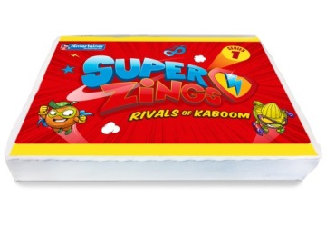 OPŁATEK NA TORT A4 2 SUPER ZINGS Figurki Enigma