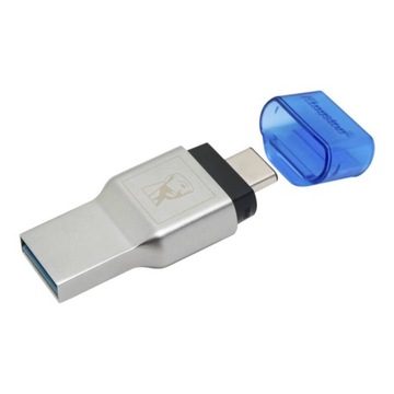 Устройство чтения microSD KINGSTON Duo 3C USB 3.1 + USB-C