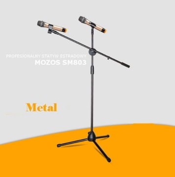 МИКРОФОН + МИКРОФОННАЯ ПОДСТАВКА MOZOS 200СМ