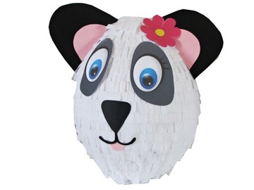 DUŻA PINIATA URODZINOWA MIŚ PANDA XL ZESTAW