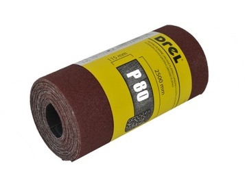 Наждачная бумага Drel Cloth в рулоне 2,5м 115мм Р80