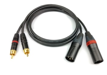 Sommer Kabel 2x Xlr Samec Rca Neutrik 1 m