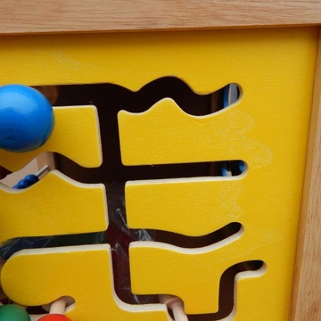 ОБРАЗОВАТЕЛЬНЫЙ КУБ 5в1 БОЛЬШОЙ деревянный сортер 24x24x22см h93851 IIgat