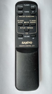 ПУЛЬТ ДИСТАНЦИОННОГО УПРАВЛЕНИЯ SANYO Z77 MCDZ77L MCDZ78L