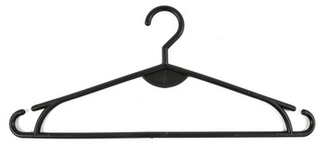 ВЕШАЛКИ ДЛЯ ОДЕЖДЫ ЧЕРНЫЕ, 100 ШТ.