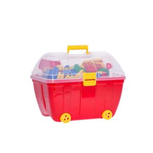DUŻE POLSKIE KLOCKI K3 70 ele KUFEREK ok 2,3kg 2+