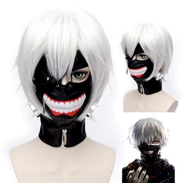 АНИМЕ ПАРИК косплей TOKYO GHOUL манга Канеки Кен