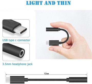 ADAPTER USB-C USB3.1 DO GNIAZDA MINI JACK 3,5mm