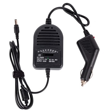 SAMOCHODOWY ZASILACZ ŁADOWARKA DO LAPTOPA 12V 24V